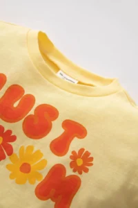 DeFacto Baby Girl Crew Neck Slogan Printed Short Sleeve T-Shirt Z9227a223sm - Image 4