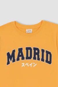 DeFacto Boy's Crew Neck Printed Short Sleeve T-Shirt Z9320a623hs - Image 6