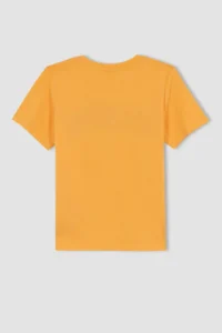 DeFacto Boy's Crew Neck Printed Short Sleeve T-Shirt Z9320a623hs - Image 7