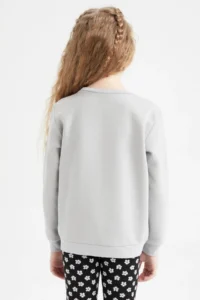 DeFacto Girls' Basic Sweatshirt - Image 3