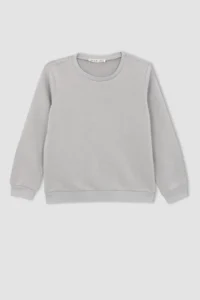 DeFacto Girls' Basic Sweatshirt - Image 4