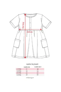 Minipodyum Girls Summer Waffle with Pockets Casual Dress - Image 7