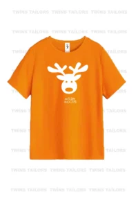 twins tailors Giraffe Printed 3 Pack Unisex White-Grey-Orange Kids T-Shirt/T-Shirt - Image 4
