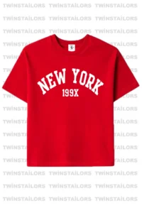 twins tailors New York Brooklyn Printed 3 Pack Unisex Black-White-Red Kids T-Shirt - Image 2