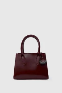 Shule Bags Pina Multi-Eyed Hand and Crossbody Bag Burgundy - Image 5