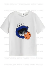 twins tailors Children's Dinosaur Printed White Crew Neck 3-Piece Children's T-shirt Pack - Image 4