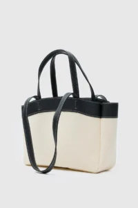 Shule Bags Marlove Kanvas Shoulder Bag Black - Image 3
