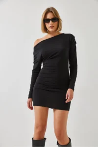 Bianco Lucci Women Boat Neck Dress 390 - Image 2