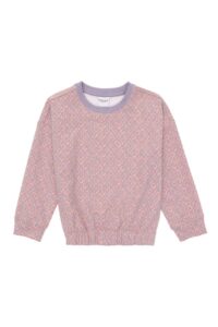 US Polo Assn. Girls' Lilac Crew Neck Sweatshirt - Image 3