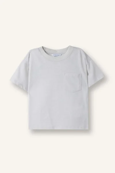 DeFacto Regular Fit Crew Neck Short Sleeve T-Shirt for Baby Boy