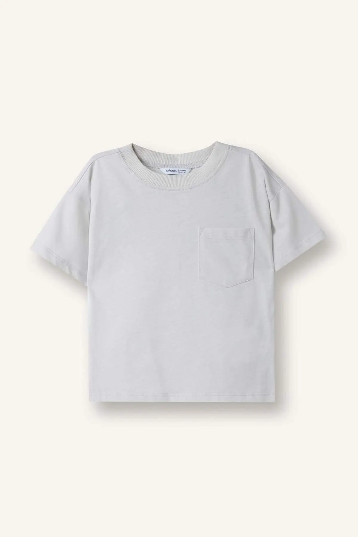 DeFacto Regular Fit Crew Neck Short Sleeve T-Shirt for Baby Boy