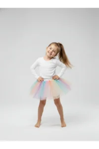 penu baby kids Rengarenk Girls' Tulle Skirt - Image 4