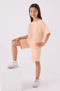 US Polo Assn. U.s. Polo Shirt Assn Girls' Green Bermuda Set
