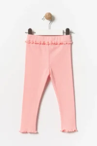 Minipodyum Girls Ruffle Detail Leggings