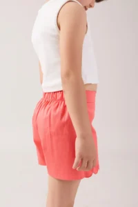 Minipodyum Girls' Embroidery Detailed Shorts Skirt - Image 5