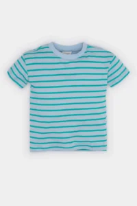 DeFacto Crew Neck Striped Short Sleeve T-Shirt Baby Boy