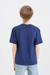 DeFacto Superman Crew Neck Short Sleeve T-Shirt Boy - Image 5
