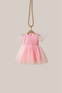 penu baby kids Pink Short Balloon Tulle Underarm Tutu Tutu Baby Girl Dress - Cinderella - Image 6
