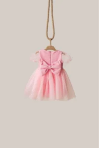 penu baby kids Pink Short Balloon Tulle Underarm Tutu Tutu Baby Girl Dress - Cinderella - Image 7