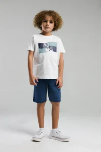 US Polo Assn. U.s. Polo Shirt Assn Boys' Bermuda Set - Image 2