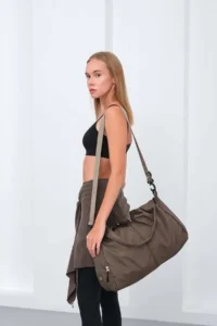 Shule Bags Giglio Sports Shoulder Bag Kahve - Image 6
