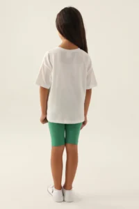 US Polo Assn. U.s. Polo Shirt Assn Girls' Navy Blue Bermuda Set - Image 5