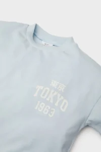 DeFacto Crew Neck Printed Short Sleeve T-Shirt Baby Boy - Image 2