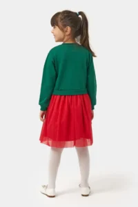 Minipodyum Glitter Tulle Girls' New year her dress - Image 3