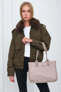 Shule Bags Lora Shoulder Bag Mink - Image 2