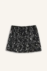 DeFacto Beli Elastic sequined Mini Skirt - Image 5