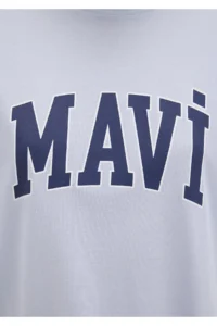 Mavi Logo Printed T-Shirt Oversize / Wide Cut 1600843-70717 - Image 7