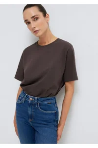 Mavi Brown Basic T-Shirt Regular Fit / Normal Cut 1600965-90707