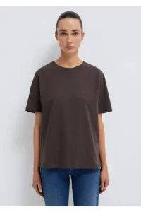 Mavi Brown Basic T-Shirt Regular Fit / Normal Cut 1600965-90707 - Image 3