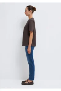 Mavi Brown Basic T-Shirt Regular Fit / Normal Cut 1600965-90707 - Image 4