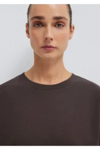 Mavi Brown Basic T-Shirt Regular Fit / Normal Cut 1600965-90707 - Image 6