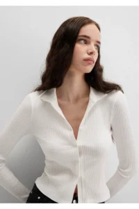 Mavi Ecru Polo T-Shirt Fitted / Fitted Cut 1613594-70057