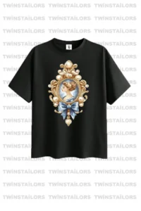 twins tailors Capybara and Mirror Girl Printed 3-Pack White-Black-Yellow Girls' T-Shirt - Image 3