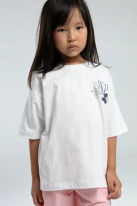 US Polo Assn. U.s. Polo Shirt Assn Girls' Navy Blue Shorts Set - Image 3