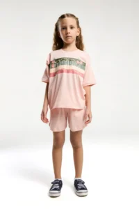 US Polo Assn. U.s. Polo Shirt Assn Girls' White Shorts Set