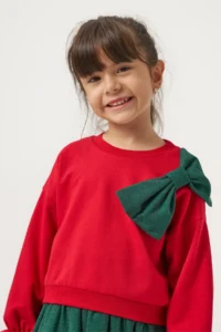 Minipodyum Glittery Tulle Skirt New Year's Eve Outfit for Girls, Top and Bottom Set - Image 5