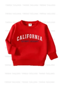 twins tailors Milligan Buffaloes Printed 3-Pack Unisex Gray-Red-Black Crew Neck Kids Sweatshirt - Image 4