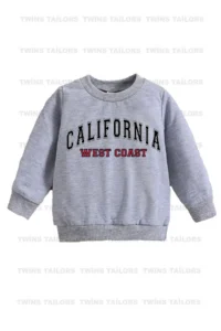 twins tailors New York Printed 3-Pack Unisex Navy Blue-Black-Grey Crew Neck Kids Sweatshirt - Image 6