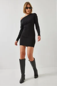 Bianco Lucci Women Boat Neck Dress 390 - Image 6