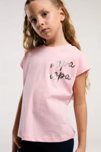 US Polo Assn. Girls' T-Shirt Leggings Set- 100% Cotton