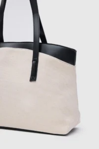 Shule Bags Citta Kanvas Tote Bag Black - Image 6