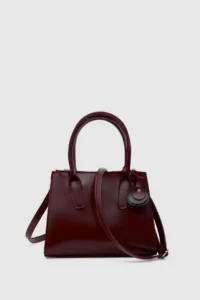 Shule Bags Pina Multi-Eyed Hand and Crossbody Bag Burgundy - Image 4