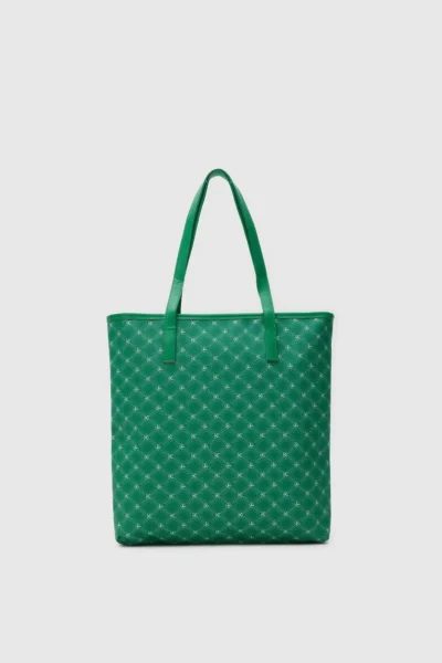 Shule Bags Samba Jacquard Shoulder Bag Green