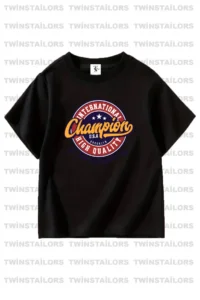 twins tailors New York City Printed 3-Pack Unisex Grey-Black-White Kids T-Shirt - Image 3