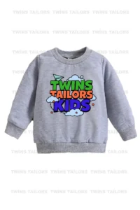 twins tailors Shark And Dinosaur Printed 3 Pack Unisex Green-Grey-Brown Kids Sweatshirts - Image 6