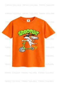 twins tailors Scooter And Shark Printed 3-Pack Unisex Saks Blue-Grey-Orange Children's T-Shirt - Image 4